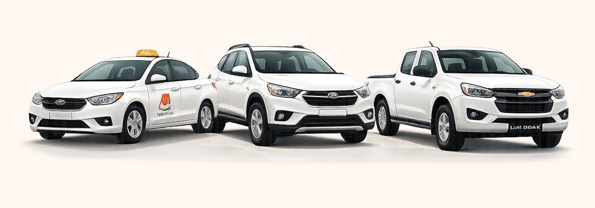 Taxi, SUV y camioneta de Mueve Ya